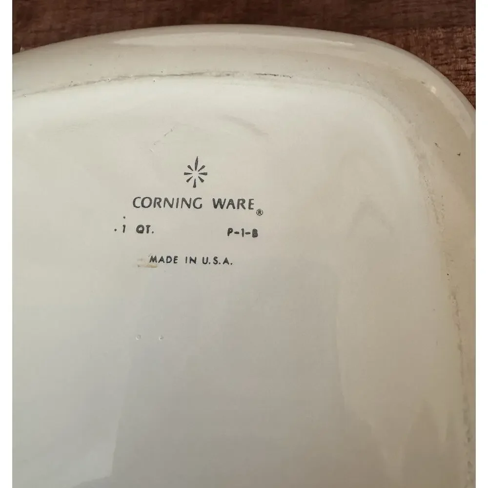 Corning Ware Casserole Blue Cornflowers set of 3 (P-1-B; A-1-B; A-1 1/2B)